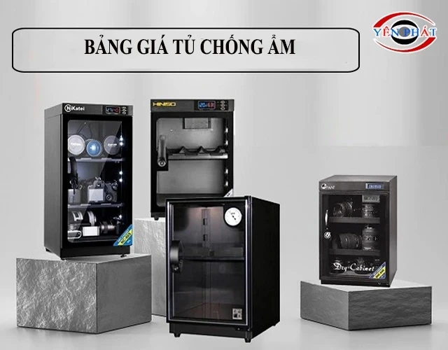 Bảng giá tủ chống ẩm máy ảnh