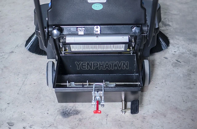 thùng chứa rác của máy quét rác đẩy tay AS-690