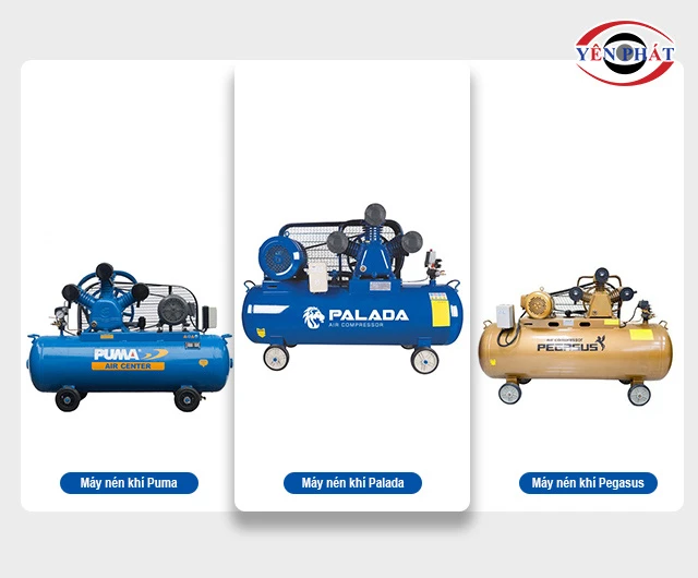 các thương hiệu máy nén khí lớn