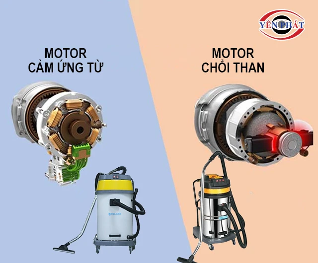 phân loại máy hút bụi công nghiệp theo động cơ