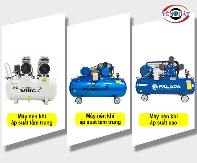 Phân loại máy nén khí theo áp suất khí nén