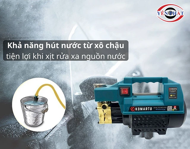 máy rửa xe hút nước tự động