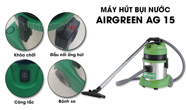 Các bộ phận của Airgreen AG 15 được thiết kế tinh xảo, lắp ráp chính xác