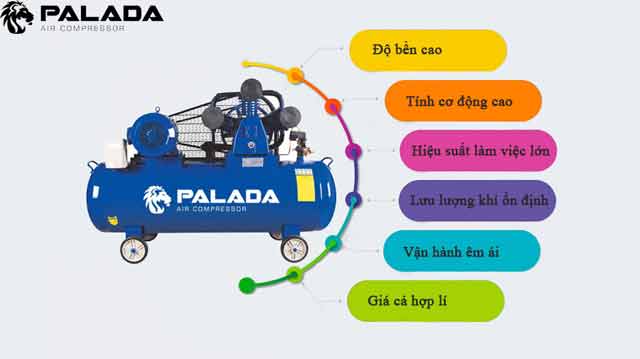 Một số ưu điểm của máy nén khí Palada PA-75500