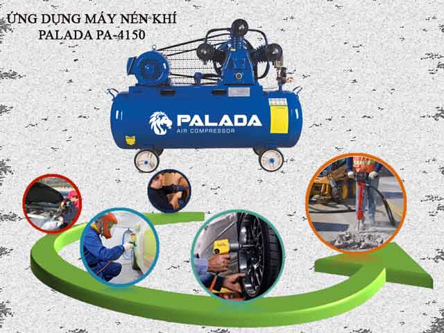 Máy nén khí Palada PA-4150 được ứng dụng vào nhiều lĩnh vực trong cuộc sống