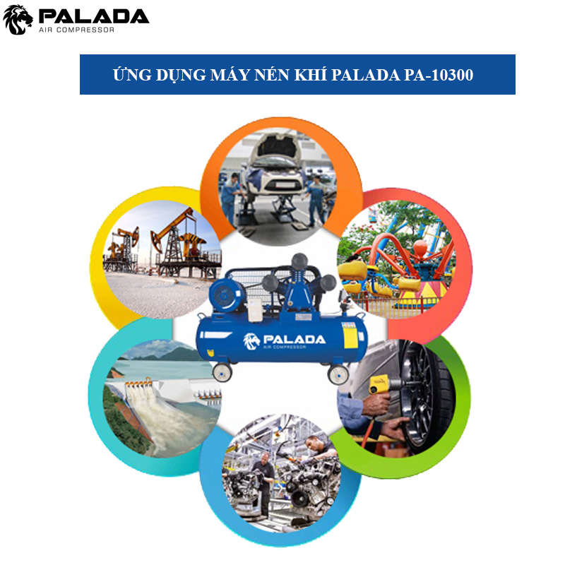 Ứng dụng máy nén khí Palada PA-10300