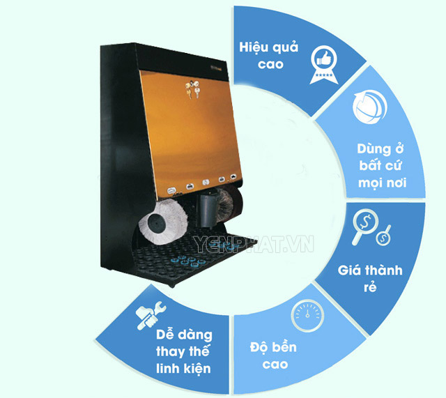 Đặc điểm thu hút người dùng của máy đánh bóng giày cảm ứng tự động Sico XLD-DX1