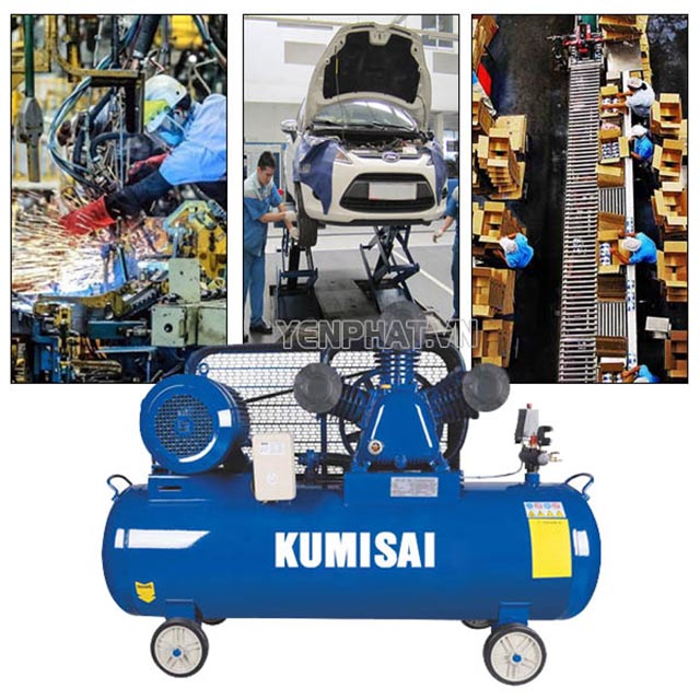 Máy nén khí Kumisai được ứng dụng hiệu quả trong đa dạng lĩnh vực