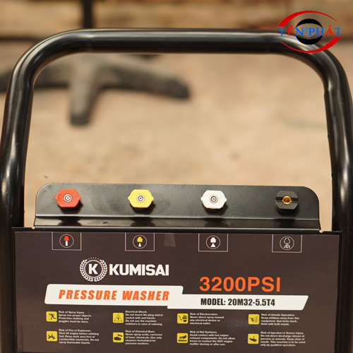 Máy rửa xe cao áp giá rẻ Kumisai 20M32-5.5T4 (tự động ngắt)