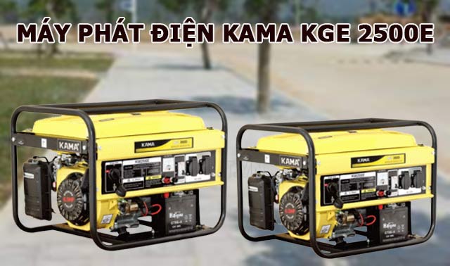 Máy phát điện gia đình KAMA KGE 2500E