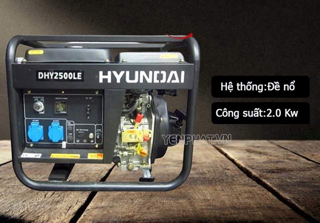 Máy phát điện mini gia đình Hyundai DHY2500LE