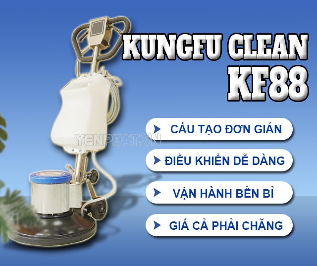 Ưu điểm nổi bật của máy chà sàn Kungfu Clean KF88