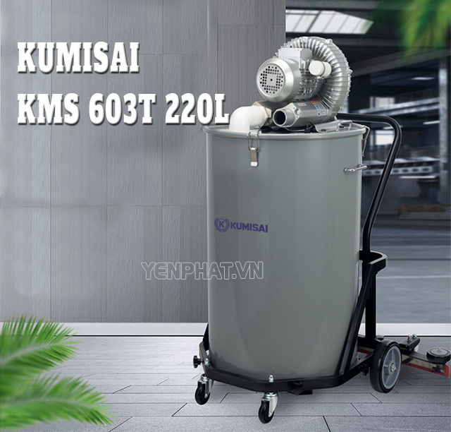máy hút bụi công nghiệp Kumisai KMS 603T 220l