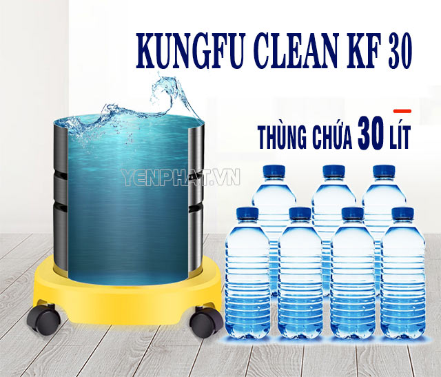Máy hút bụi công nghiệp công suất lớn Kungfu Clean KF 30