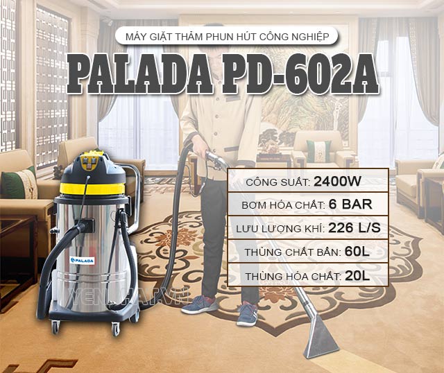 Máy giặt ghế sofa công nghiệp Palada PD-602A