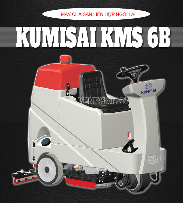 máy chà sàn kết hợp ngồi lái Kumisai KMS 6B