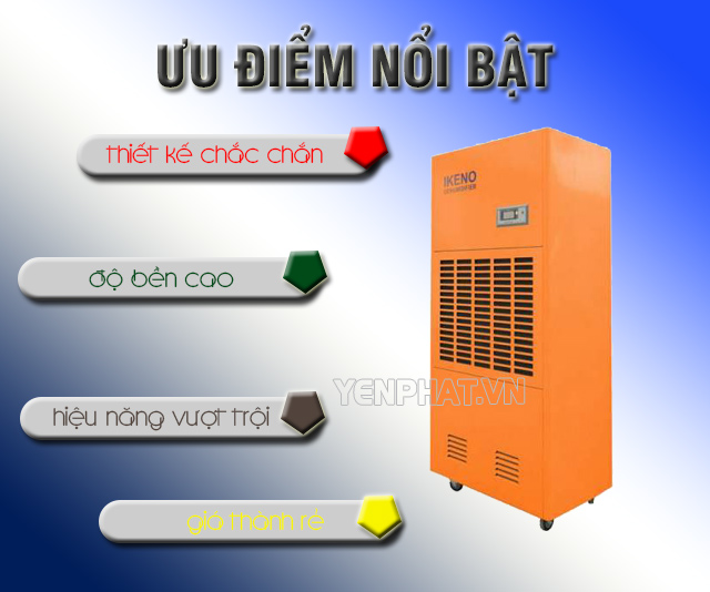 máy hút ẩm công nghiệp IKENO-ID3000S