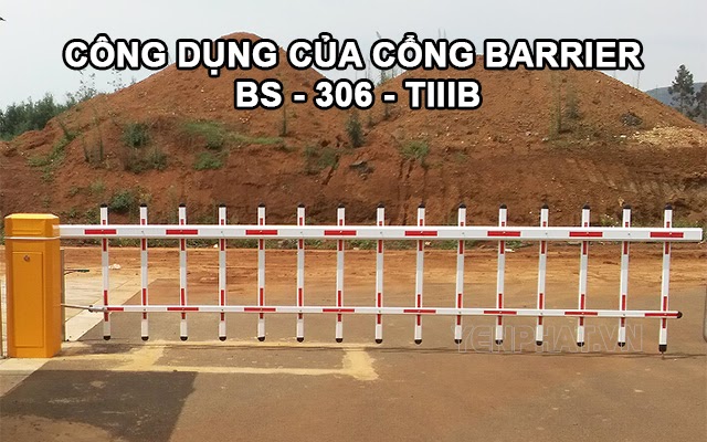 Hình ảnh thực tế cổng barrier BS - 306 - TIIIB