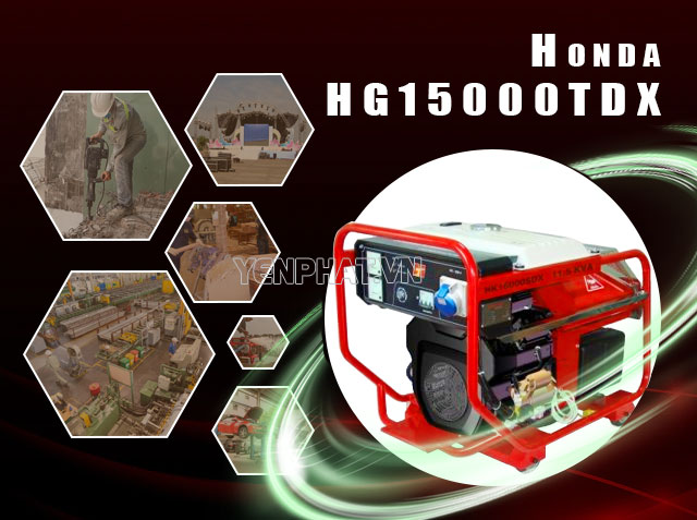 Honda HG15000TDX được ứng dụng trong nhiều lĩnh vực