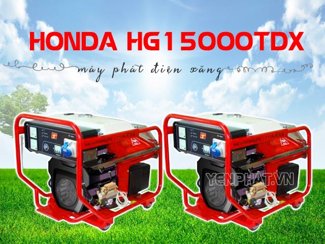 Máy phát điện Honda HG15000TDX tạo dòng điện dự phòng 3 pha