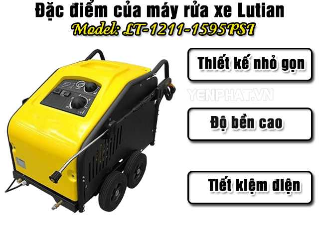 Tính năng đa dạng của máy rửa xe Lutian 