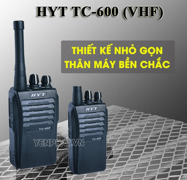 máy bộ đàm cầm tay HYT TC-600 (VHF)