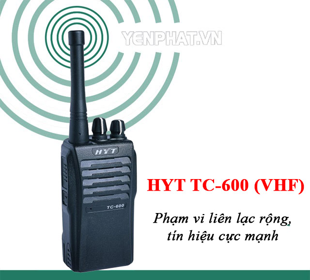 Máy bộ đàm cầm tay HYT TC-600 (VHF)